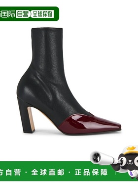 1h可退 香港直邮KHAITE 女士 Nevada 及踝弹力靴子 F1067971