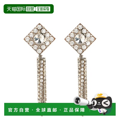 香港直邮ALESSANDRA RICH 亚历山德拉.瑞秋 女士 水晶耳环 FABA31