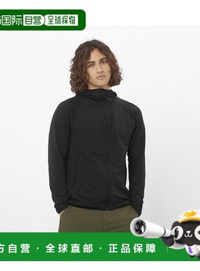 自营欧洲直邮Salomon萨洛蒙 ESSENTIAL LIGHTWARM系列男士深黑色