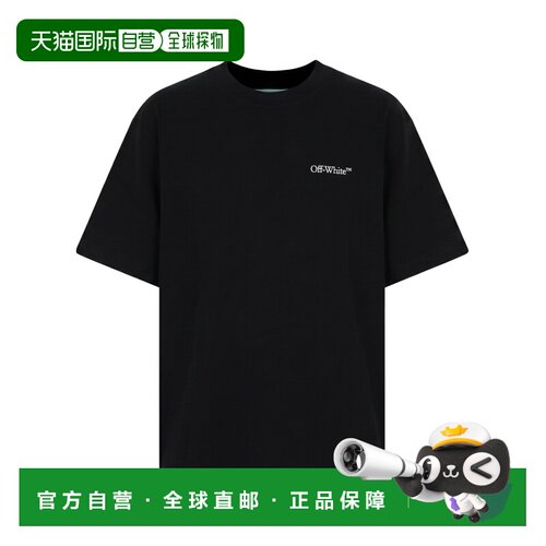 香港直邮OFF-WHITE 男士T恤 44OWOS26T077001 SS2025 黑色
