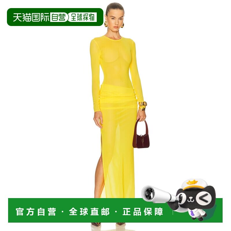 1h可退 美国直邮ALEX PERRY 女士 长袖褶裥礼服 D1538PF25