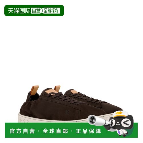 自营欧洲直邮LV路易威登 Soft 男士棕色头层牛皮运动鞋