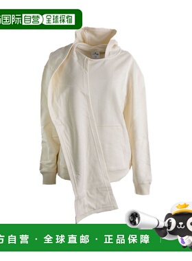 1h可退 香港直邮Courreges 女士 不对称领口运动衫 325JHO047JS02