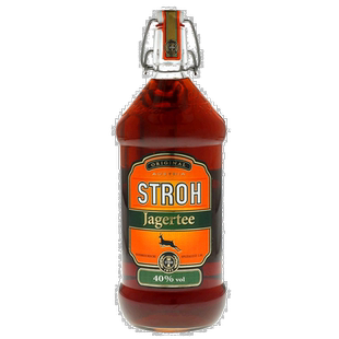 欧洲直邮Stroh斯特罗猎人茶朗姆酒40%1000ml甜润醇厚馥郁辛辣