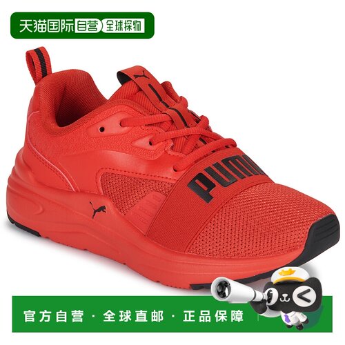 欧洲直邮Puma 男孩鞋 低帮板鞋 红色 冬天 Softride Wired 2 Jr