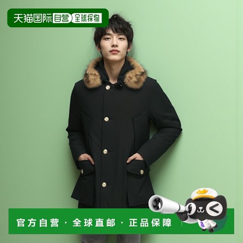 欧洲直邮WOOLRICH 男士羽绒服CFWOOU0482MRUT0001BLK高端流行休闲