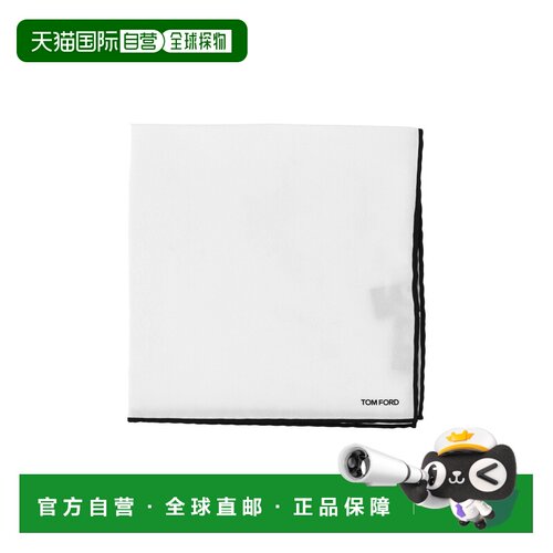 香港直邮Tom Ford 汤姆 福特 男士 Scarfs 白色围巾 SPR001SPS10W