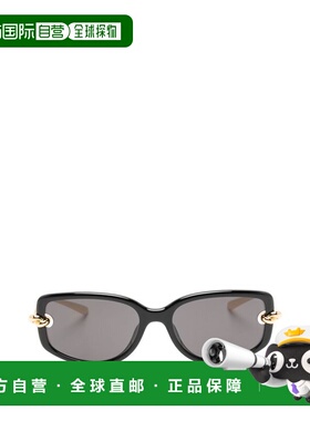 香港直邮Bottega Veneta 葆蝶家 女士 黑色太阳眼镜 861356VBL80
