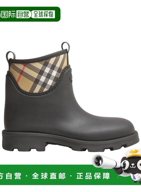香港直邮Burberry Marsh 格纹踝靴 BUR82XAY