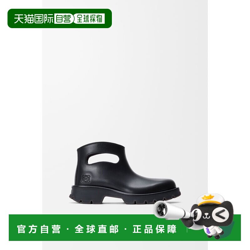 1h可退 欧洲直邮植物鞣制粒面小牛皮博比短靴厚底鞋切尔西靴