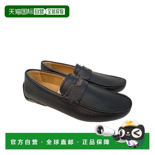 香港直邮Emporio Armani 徽标商务休闲鞋 X4B059XC425男鞋乐福鞋
