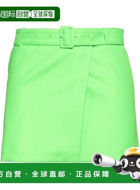 香港直邮Ami Paris 女士 迷你半身裙 green绿色 舒适时尚