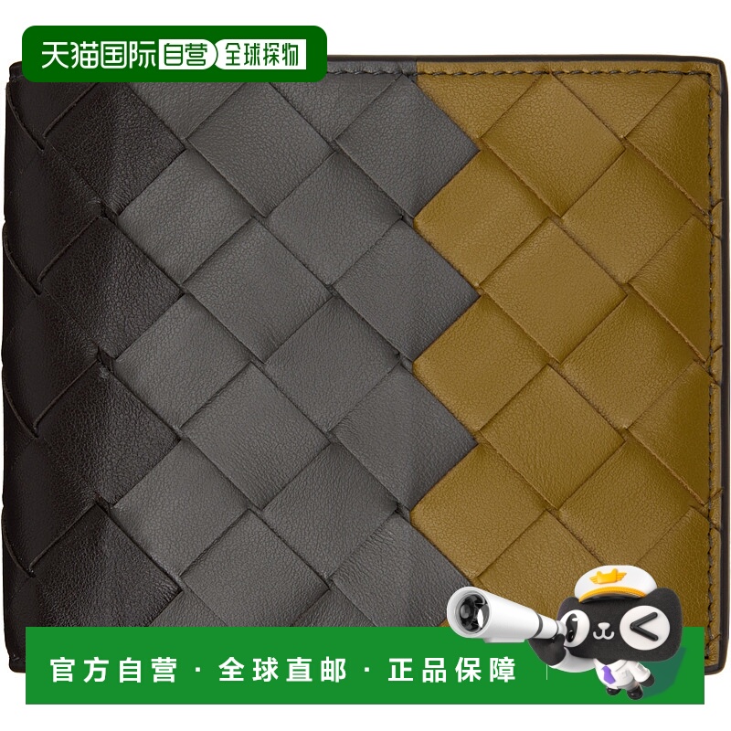 1h可退 香港直邮Bottega Veneta 葆蝶家 男士 灰色 & 卡其色 Intr