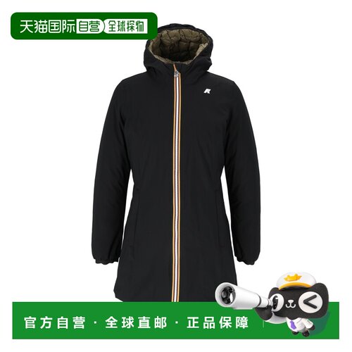1h可退 欧洲直邮K-WAY 女士羽绒服 K8134CWDBZ AW2026 黑色 DENIS