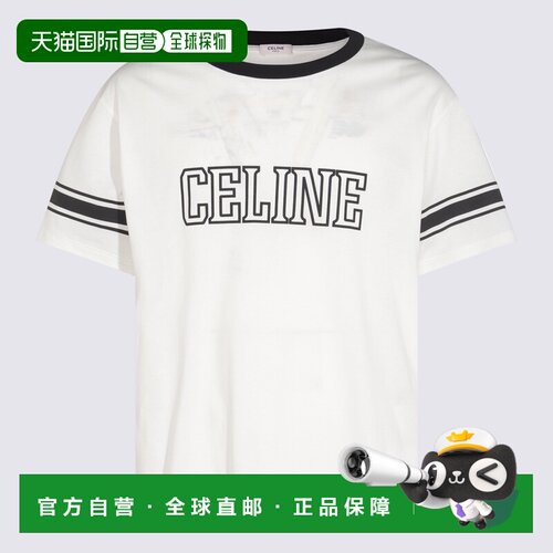 香港直邮CELINE 男士T恤 RX02N671Q01QF SS2026 白支付后1h可退