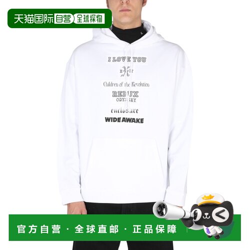 1h可退 香港直邮Raf Simons 拉夫 西蒙 男士 连帽衫 211M163A1900