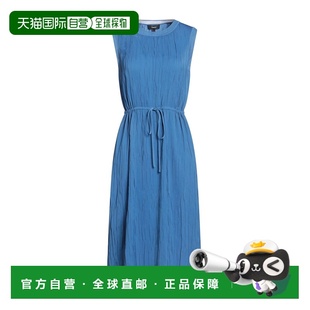 1h可退 香港直邮THEORY 希尔瑞 女士 中长连衣裙 blue蓝色 舒适时
