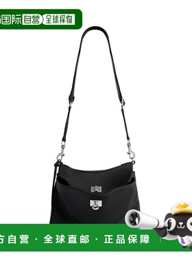 自营欧洲直邮Balenciaga巴黎世家 Rodeo男士黑色复古饰边小号斜挎