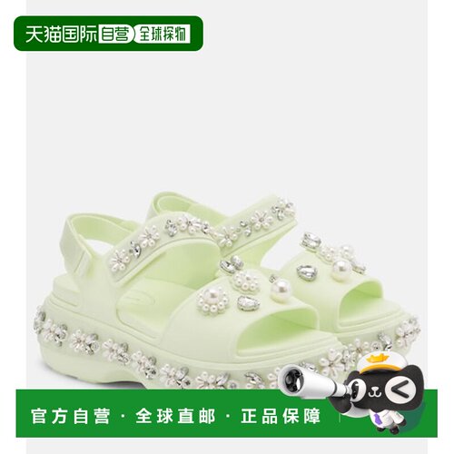 香港直邮Simone Rocha 蒙娜 罗莎 女士 x 精饰防水台凉鞋