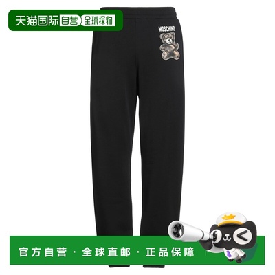香港直邮Moschino 莫斯奇诺 男士 休闲长裤 black黑色 舒适时尚