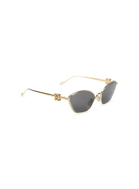香港直邮LOEWE 罗意威 女士 Eyewear Anagram 金属六边形太阳眼镜
