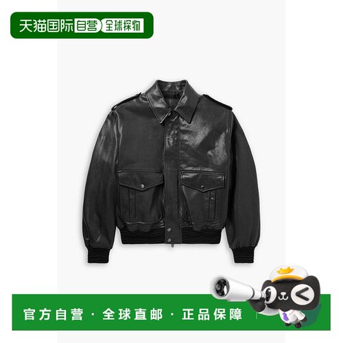 1h可退 香港直邮Burberry 巴宝莉 男士 + Schott 皮革夹克 SP25MW