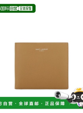 香港直邮Saint Laurent 徽标粒面钱包 396307BTY0E