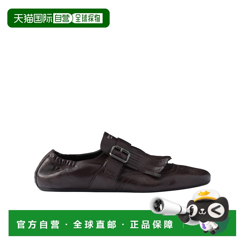 香港直邮Prada Shuffle 流苏孟克鞋 2EG4737V6FG012男鞋