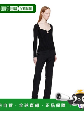 1h可退 香港直邮Stella McCartney 徽标针织毛衣 6K02933S2375