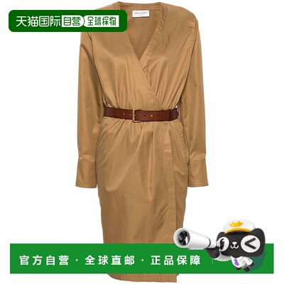 香港直邮Saint Laurent 圣罗兰 女士 长袖连衣裙 792010Y3A99