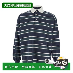 1h可退 香港直邮AUTRY 男士 STRIPS SMAL POLO衫 POPXL6JVVORTEX