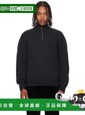 香港直邮Salvatore Ferragamo 菲拉格慕 男士 灰色 High Neck Cas