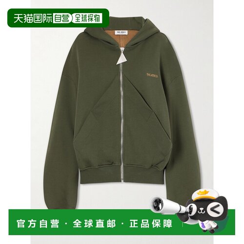 1h可退 香港直邮The Attico 女士 棉针织拉链连帽衫 261WCF000157