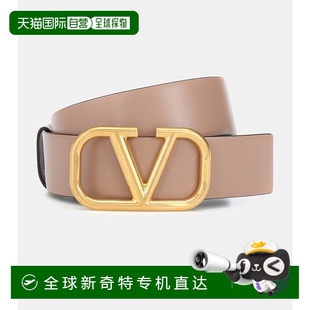 香港直邮Valentino 女士 1h可退 华伦天奴 标志双面皮带 VLogo