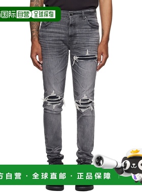 香港直邮AMIRI 男士 灰色 Suede MX1 牛仔裤 AMDNSY1158