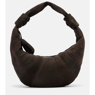 香港直邮Lemaire 女士 Fortune 牛角包形迷你皮革肩包 BG0125LL01