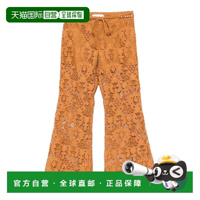1h可退 香港直邮ZIMMERMANN 女士休闲裤 4482PSS254BIS AW2025 棕