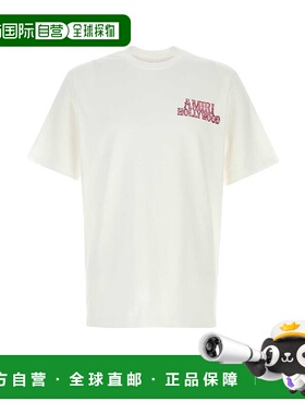 1h可退 香港直邮AMIRI 男士 白色棉质T恤 AMTOJR1035 beige米色