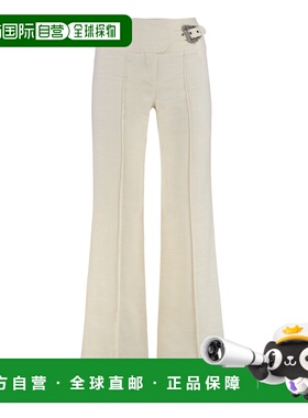 1h可退 香港直邮versace 范思哲 女士 直筒裤子 78HAA104N0439021