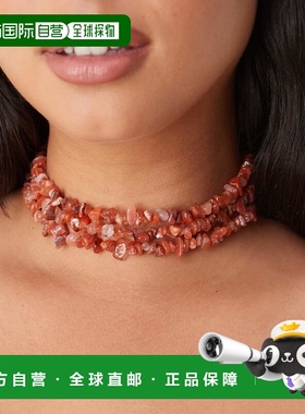 香港直邮ASOS 女士 Curve 设计多排短款晶石镶嵌项链(real chippi