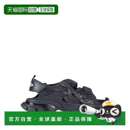 1h可退 香港直邮Balenciaga 巴黎世家 男士 凉鞋 black黑色 舒适