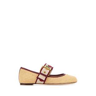 Bribri 香港直邮valentino 华伦天奴 女士 8W2S 拉菲草编织平底鞋