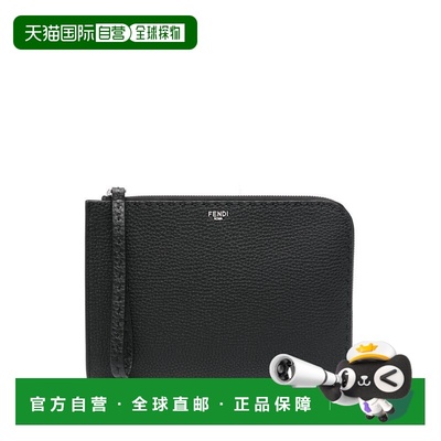 1h可退 香港直邮Fendi 芬迪 男士 腰包 AP3B7N0153 black黑色 舒