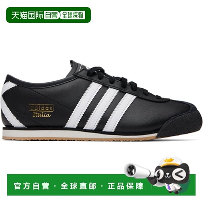 香港直邮Adidas 男士 黑色 Italia 70s 运动鞋 JS1324BlackFtwrWh