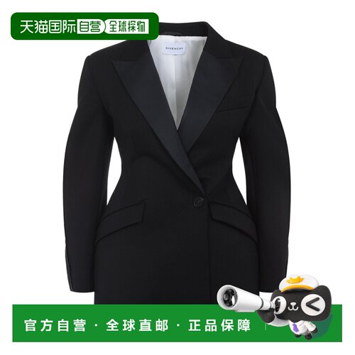 1h可退 香港直邮GIVENCHY 女士夹克 BW22LF15CT001 AW2025 黑色