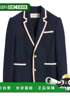 香港直邮Valentino 长袖西装夹克外套 VCEG75AMR华伦天奴