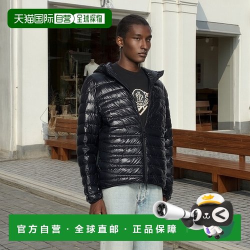 香港直邮Moncler 盟可睐 男士 黑色 Levantar 羽绒夹克 J20911A00