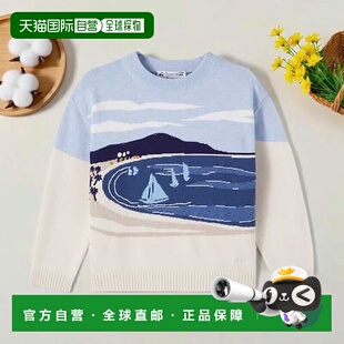 1h可退 香港直邮golden goose 男童 棉质羊绒提花毛衣童装