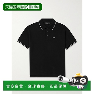 香港直邮1h可退 AMIRI 男士 短袖Polo衫 AMJYPO1018 black黑色 舒