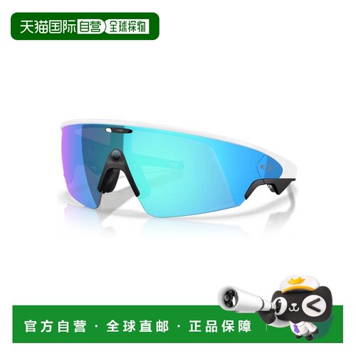 自营欧洲直邮OAKLEY欧克利 Meta Vanguard男士哑光白Prizm智能太